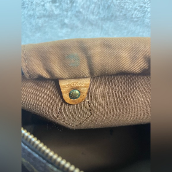 Louis Vuitton Speedy 30 Monogram Canvas Vintage Handbag Made in USA - Picture 9 of 16